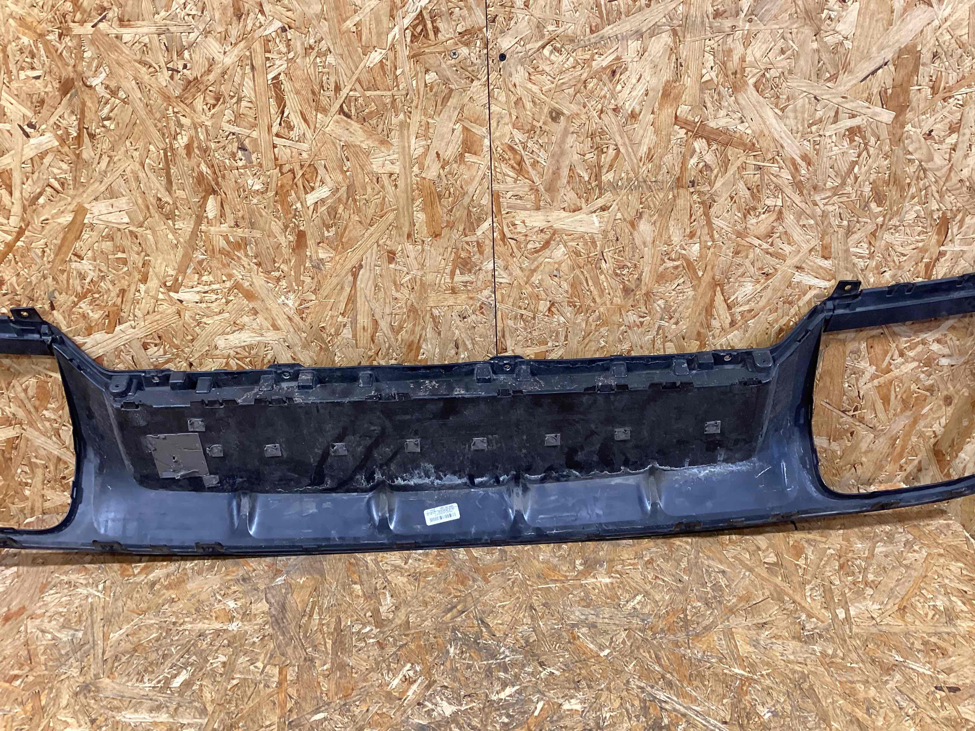 Накладка на бампер Porsche Cayenne 250226-120