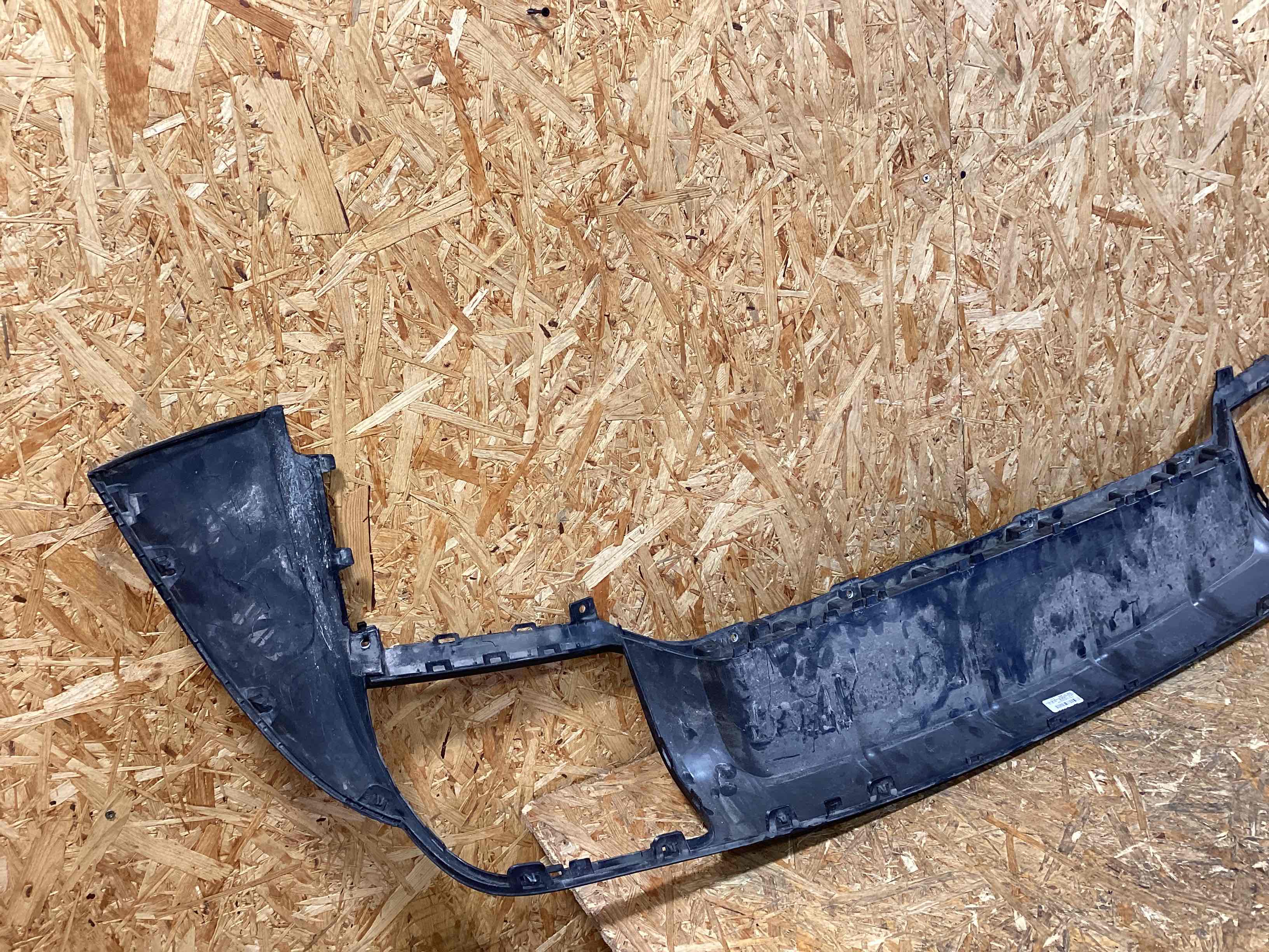 Накладка на бампер Porsche Cayenne 250226-121