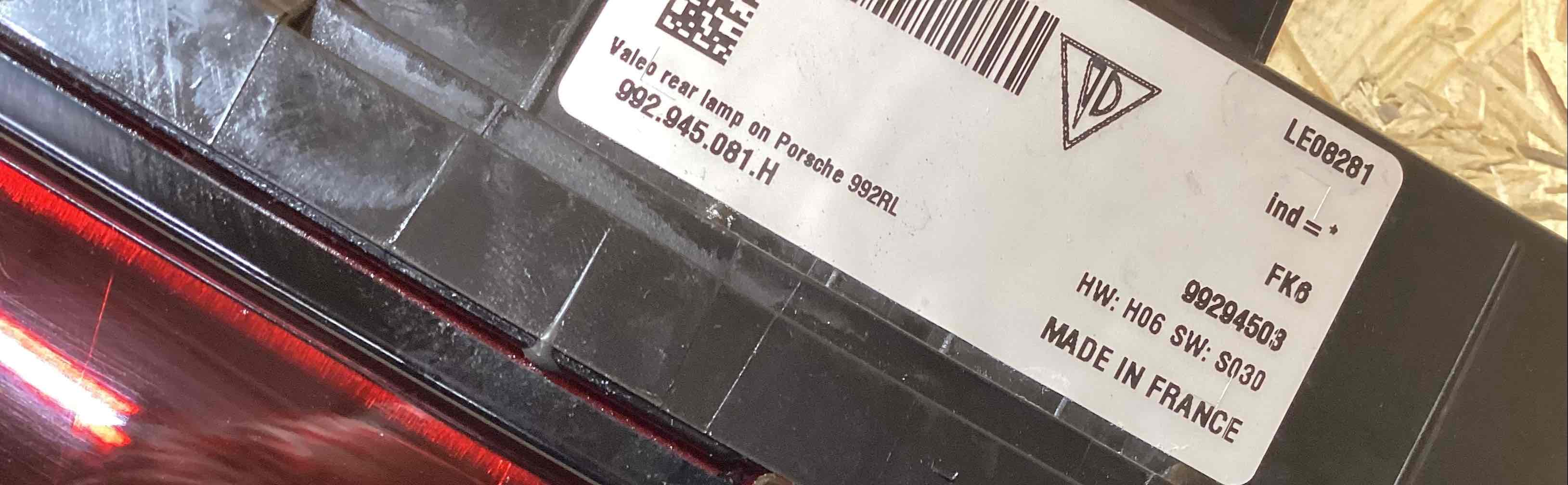 Фонарь стоп-сигнал Porsche 911 250326-103