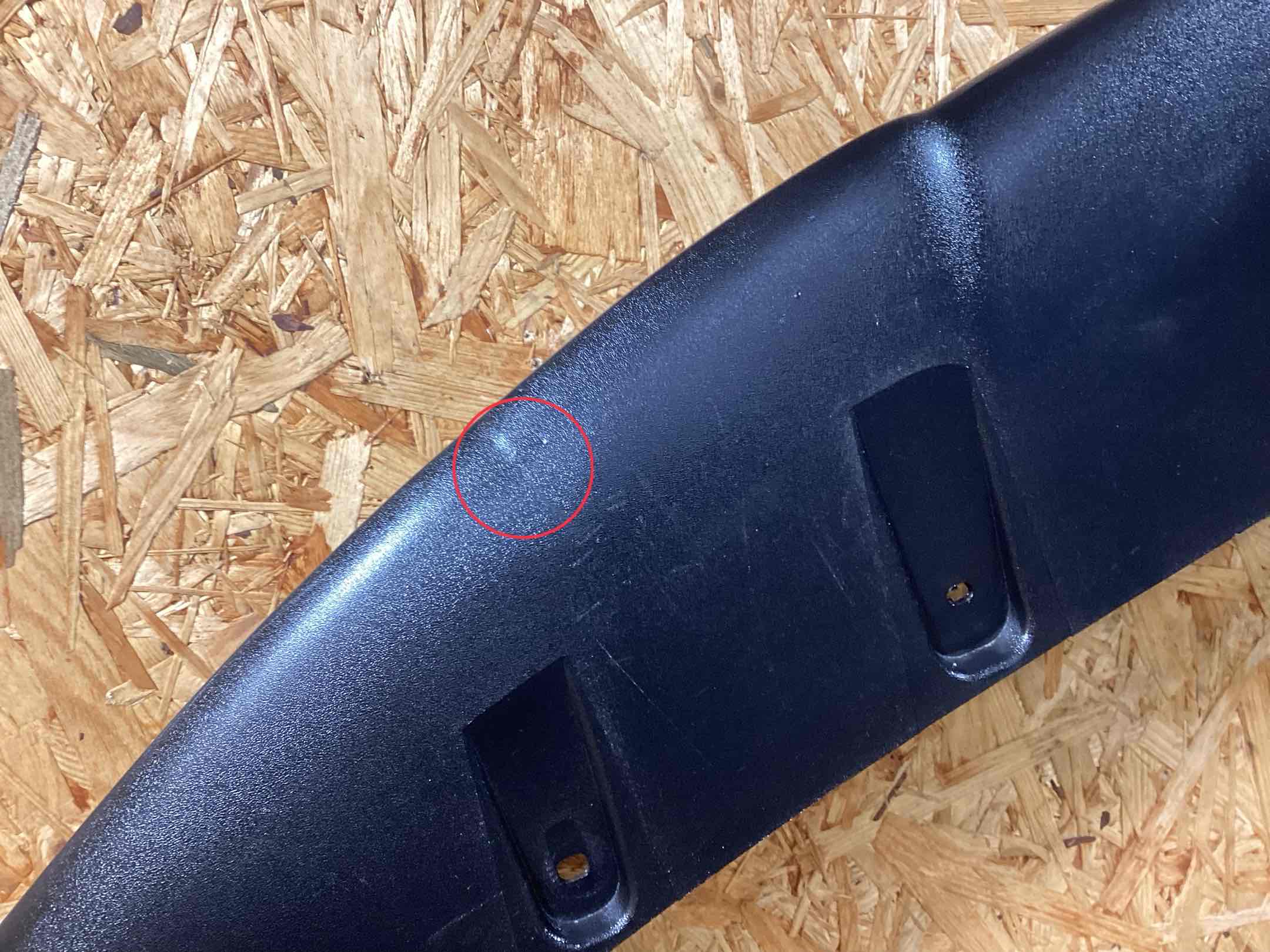 Юбка бампера нижняя Porsche Taycan 250326-106