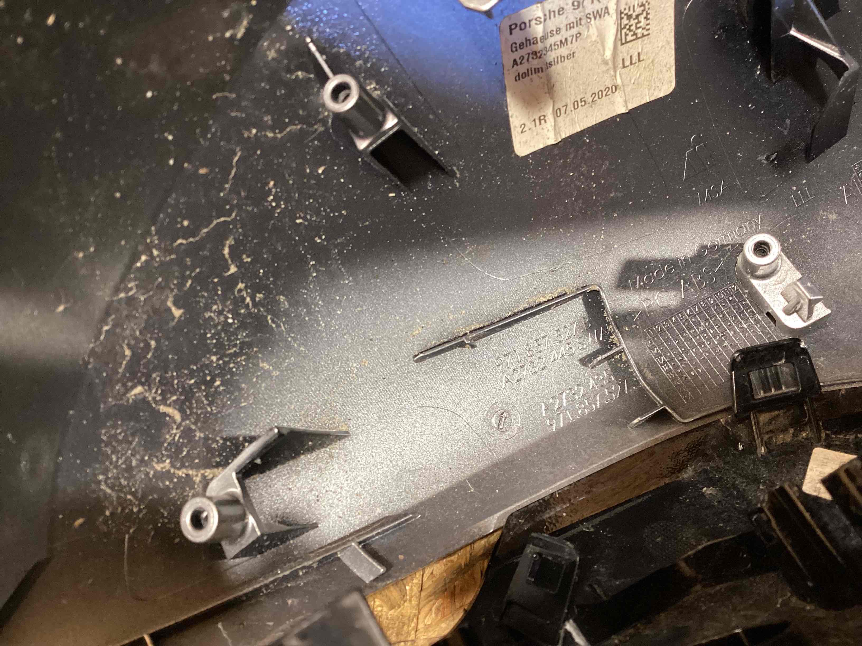 Зеркало наружное левое, корпус, накладка, крепление, др. Porsche Panamera 260226-101