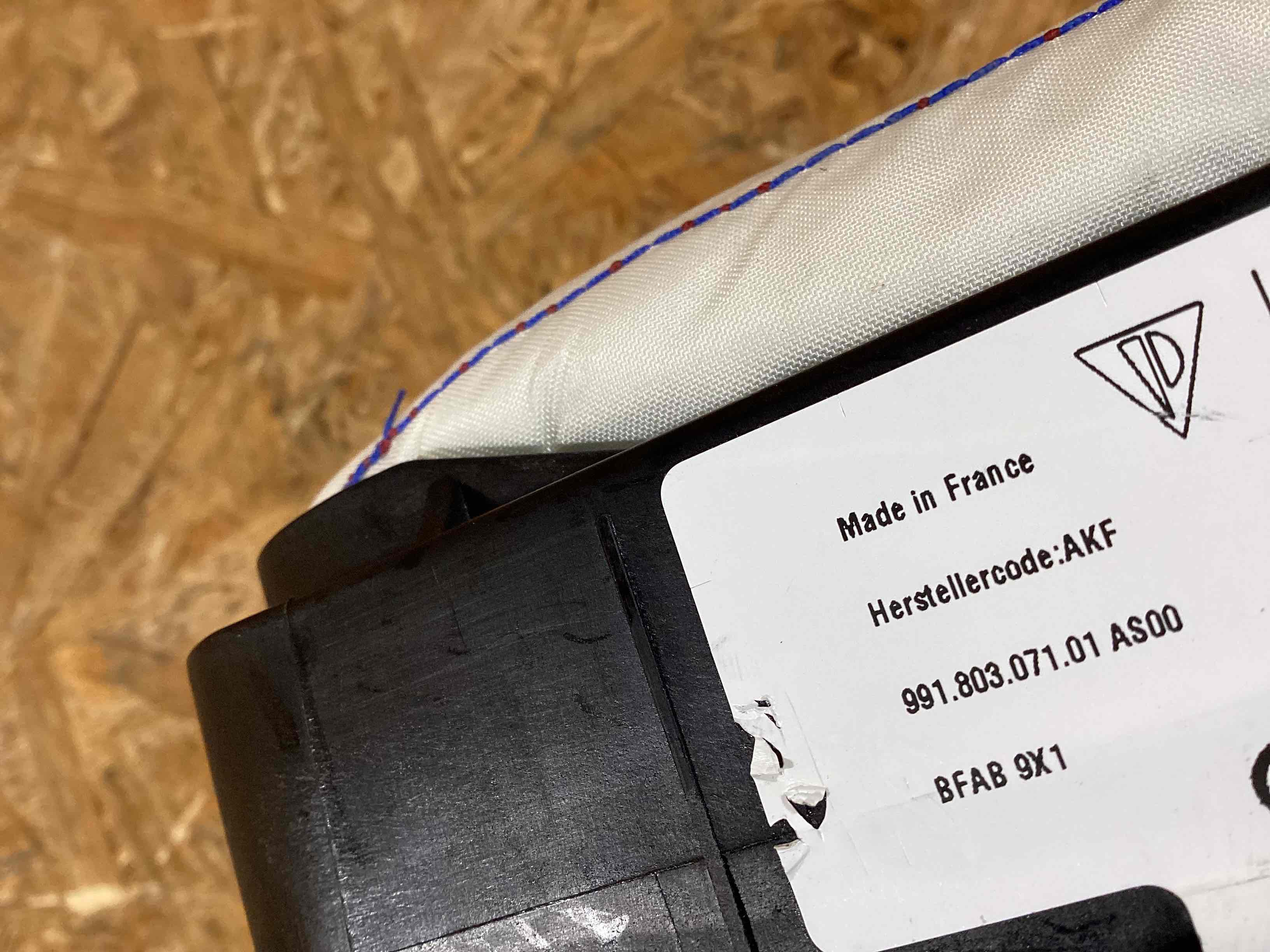 Подушка безопасности (Airbag) Porsche 911 260226-119