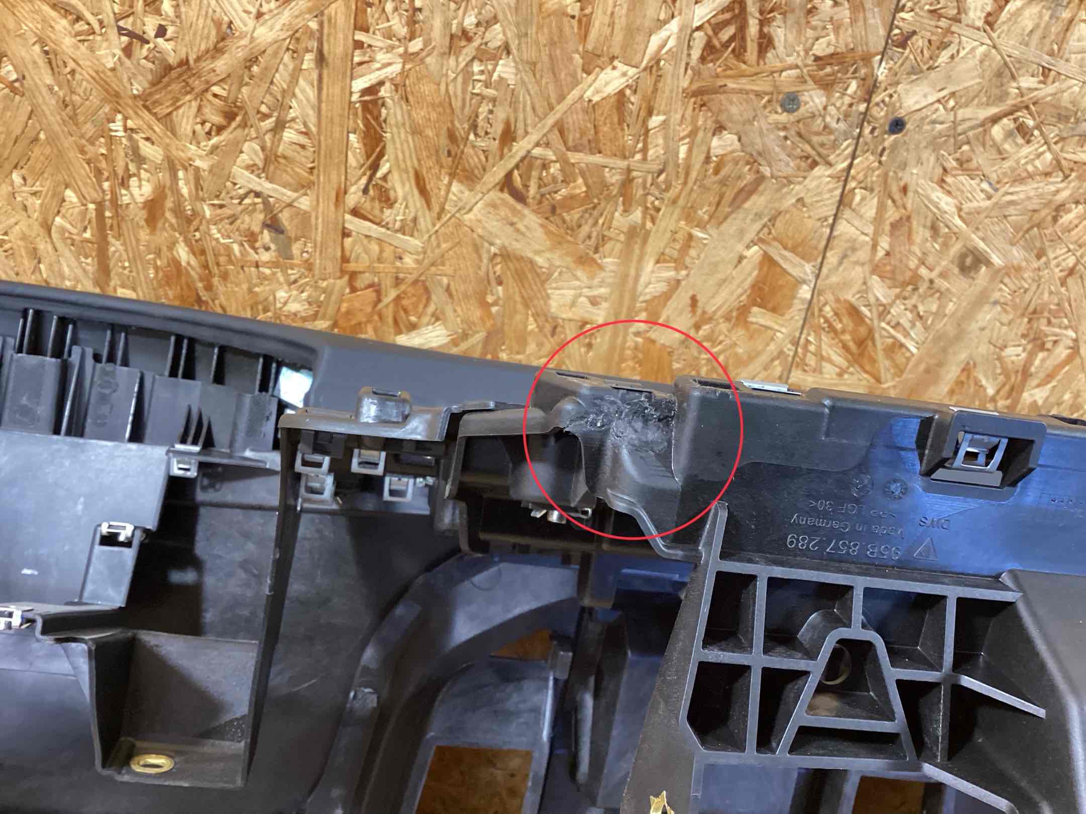 Панель передняя салона (торпедо) Porsche Macan 270226-104