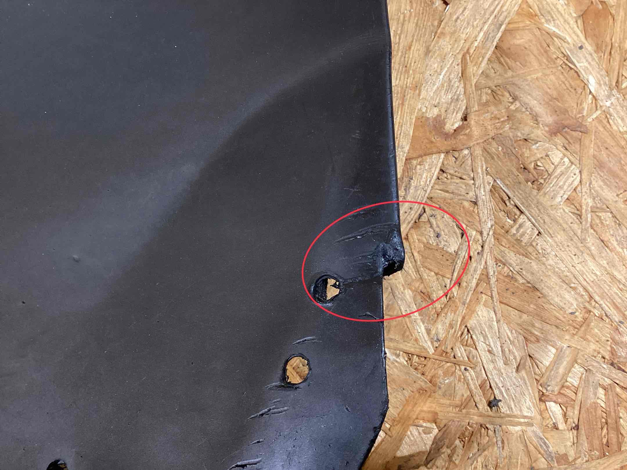 Защита арок задняя правая (подкрылок) Porsche 911 281125-106