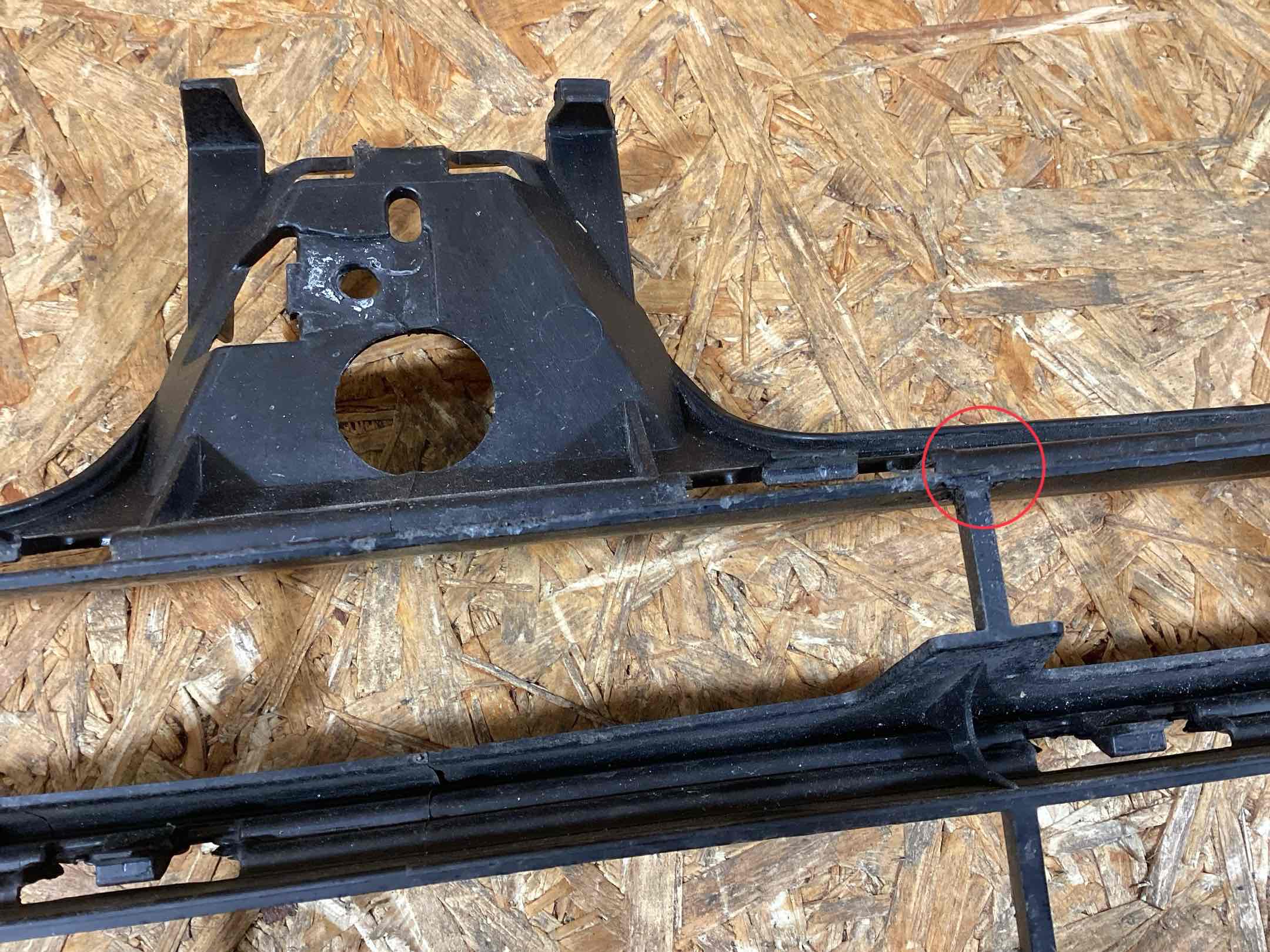 Заглушка, вставка (решетка) в бампер Porsche Cayenne 290126-116