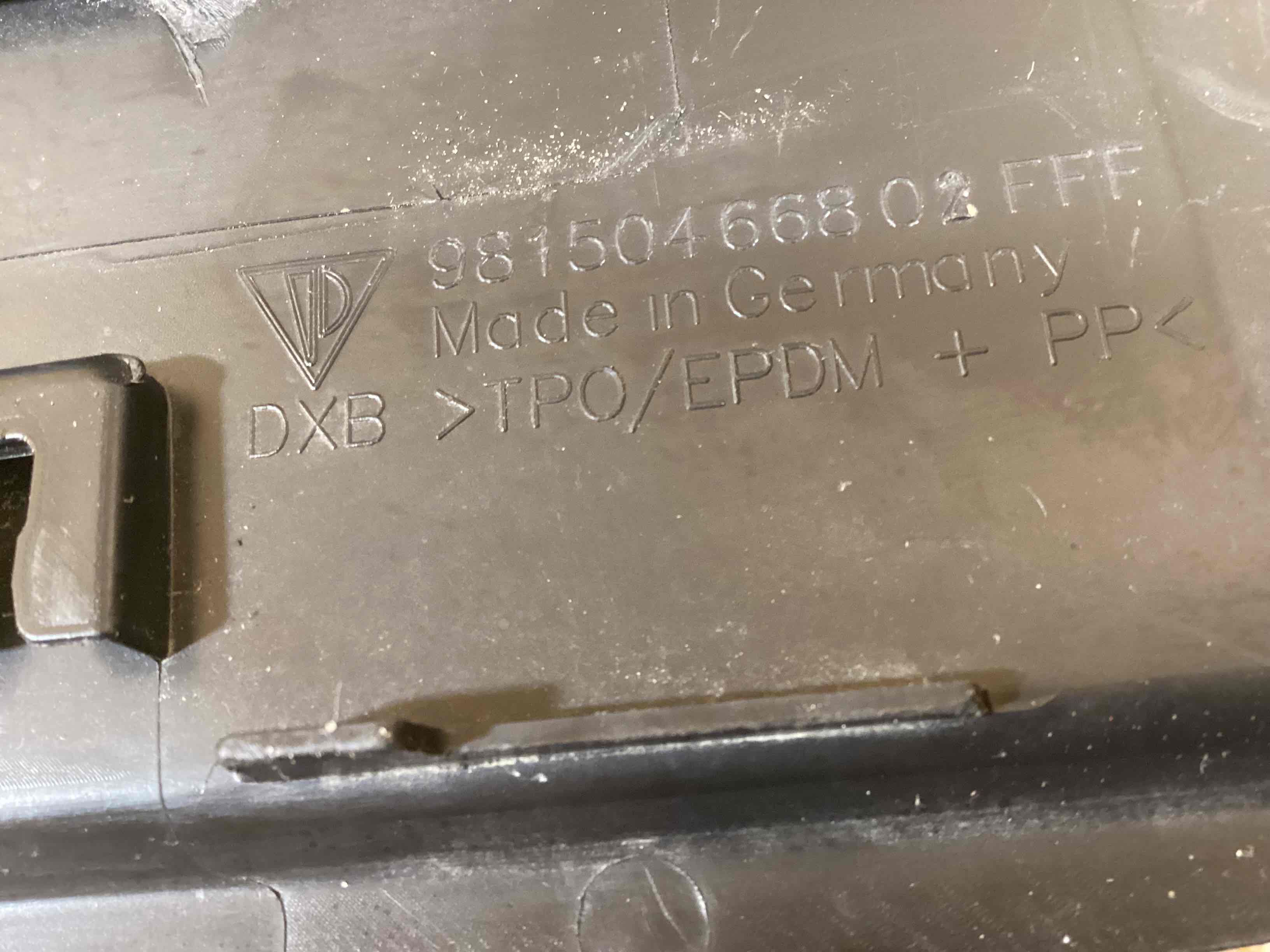 Накладка на порог Porsche Boxster 718 300426-123
