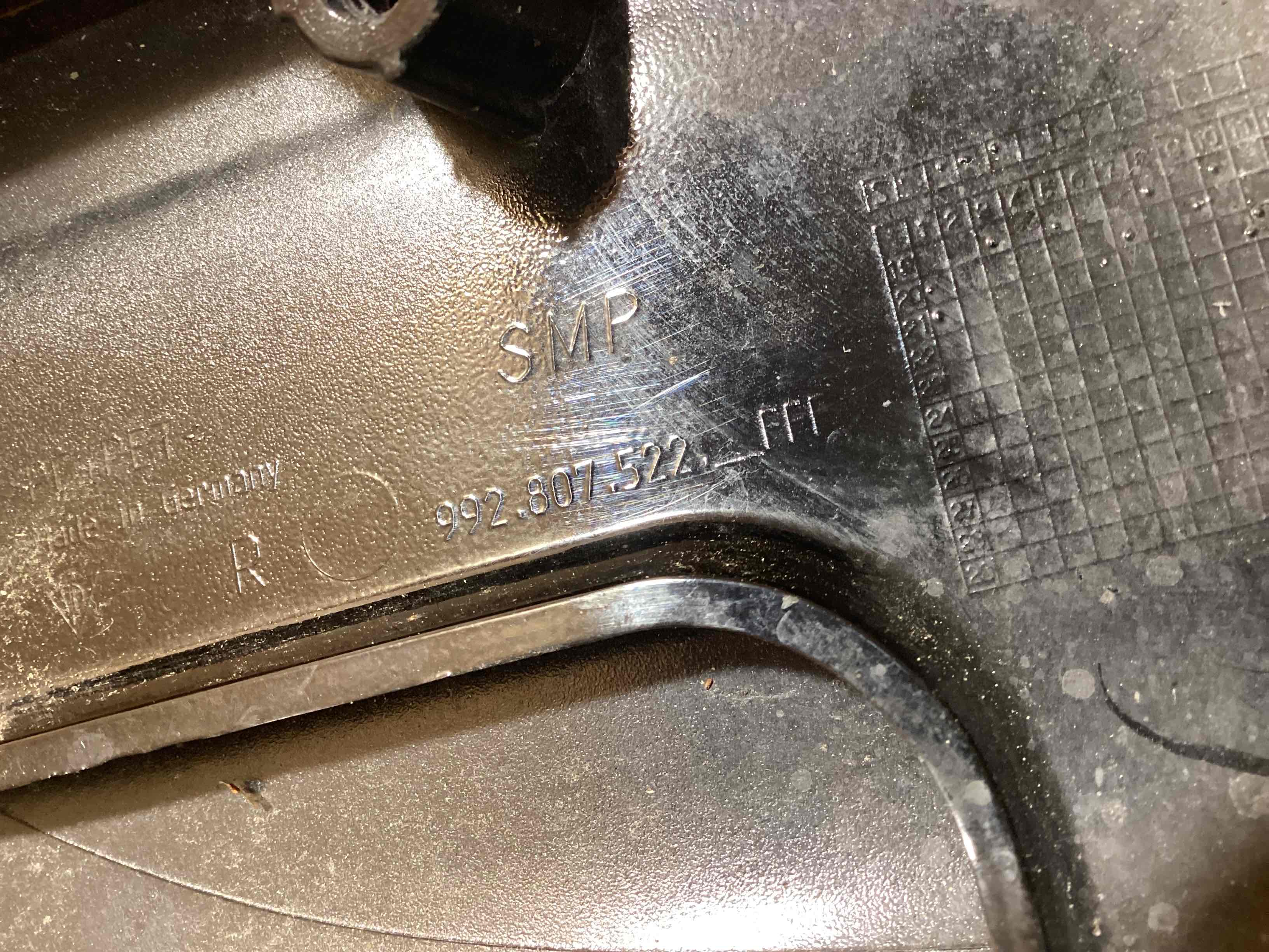 Накладка на бампер Porsche 911 300726-121
